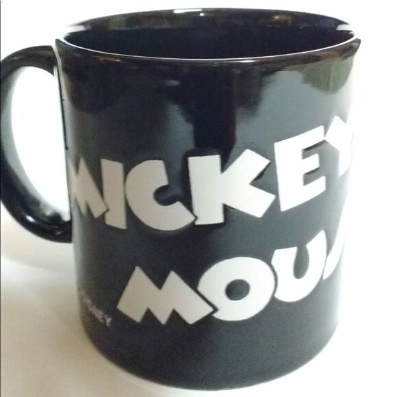 Disney Mickey Mouse Ta-daa Black 4" Coffee Mug - Picture 3 of 9